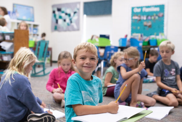 1st grade classroom writing activity